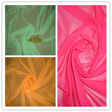 100% Polyester 60s Dyed Voile Fabric for Scarf